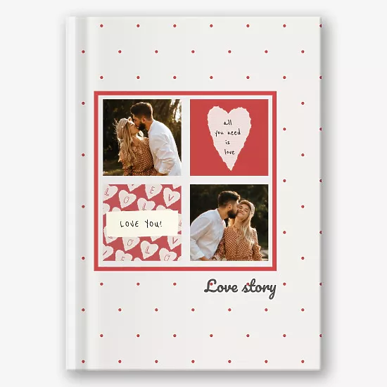 Lovers' photo book template