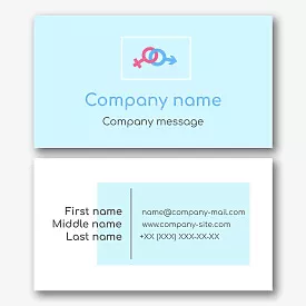 Reproductologist's business card template
