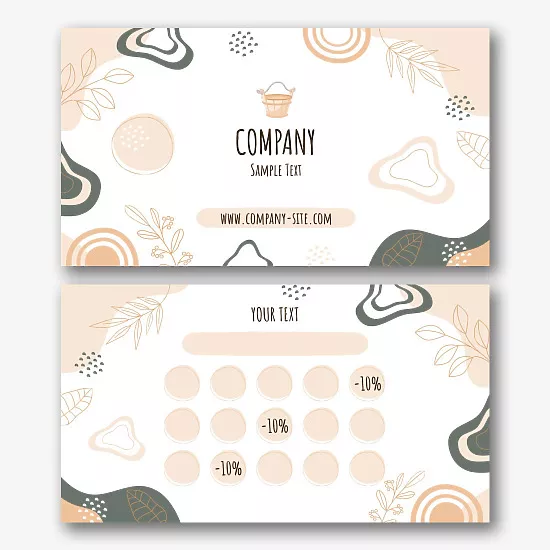 Discount Spa Business Card Template 