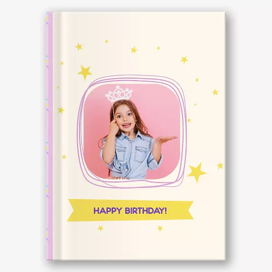 Happy Birthday photo book template