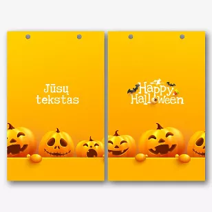 Popierinio maišelio Šablonas Helovinui