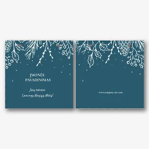 Popierinio maišelio šablonas Naujiesiems metams