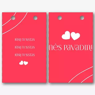 Valentino dienos Paketo Šablonas