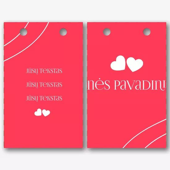 Valentino dienos Paketo Šablonas