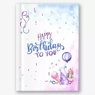 Birthday Photo Book Template