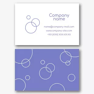 Laundry Business Card Template