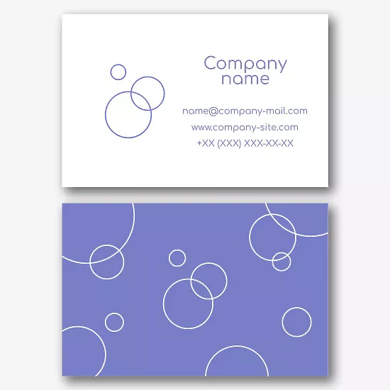 Laundry Business Card Template