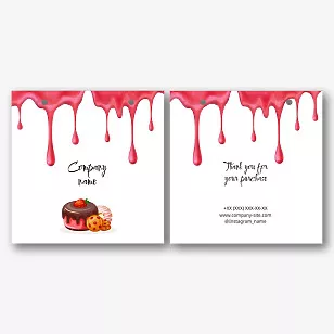 Confectionery Paper Bag Template