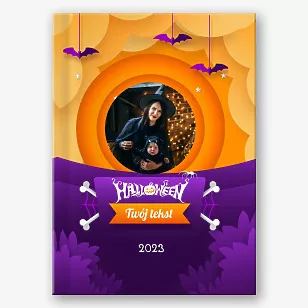 Szablon fotoksiążki na Halloween