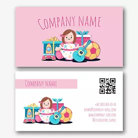 Toy Store business card template