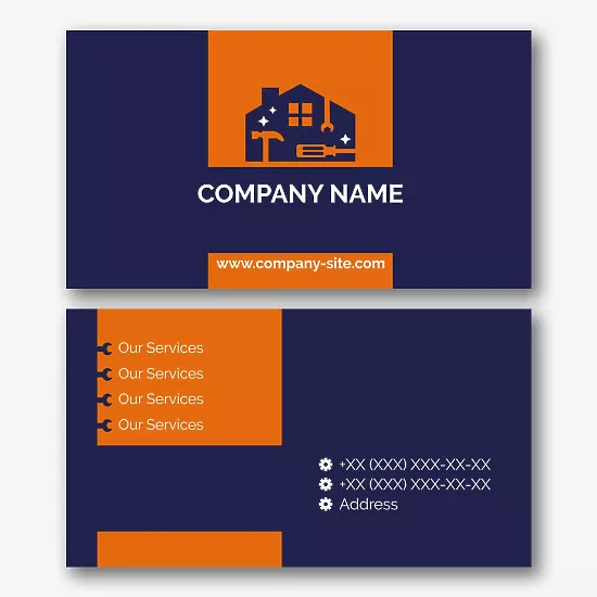 The master's business card template 