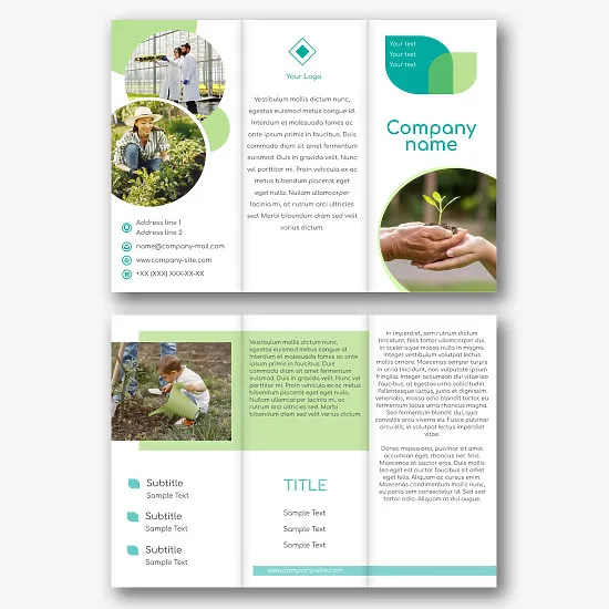 Template of the greenhouse economy booklet