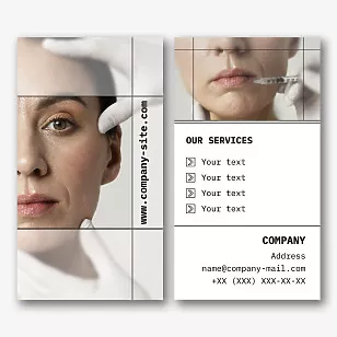 Beauty Studio business card template