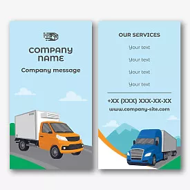 Carrier's business card template