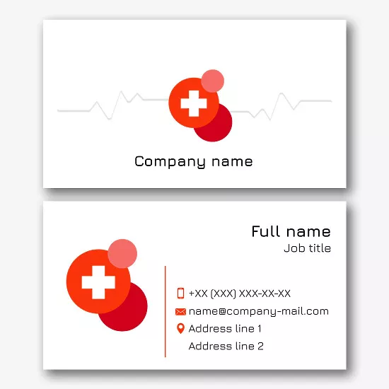 Ambulance Business Card Template