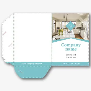 Realtor's Paper Folder Template