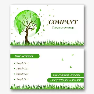 Ecoactivist business card template