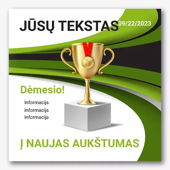 Sporto Olimpiados Reklamjuostės Šablonas 