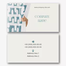 Curtain Shop business card template