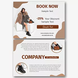 Clothing Store Flyer template