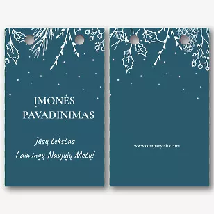 Popierinio maišelio šablonas Naujiesiems metams