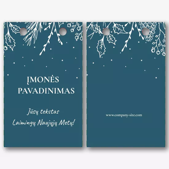 Popierinio maišelio šablonas Naujiesiems metams