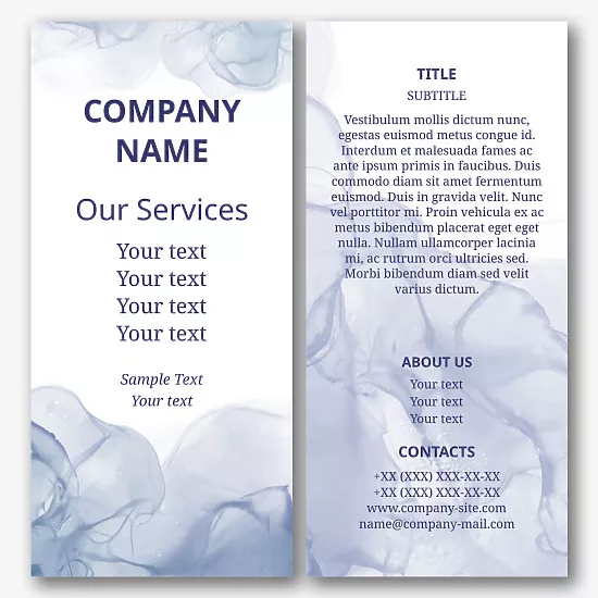 Information Flyer template