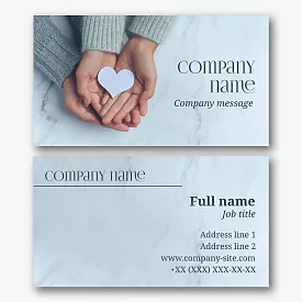 Universal business card template 