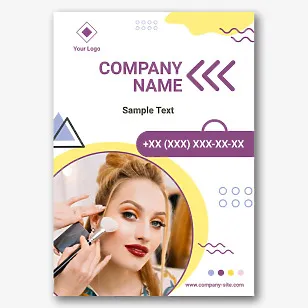 Beauty salon poster Template
