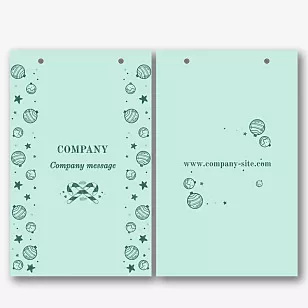 New Year package template for companies