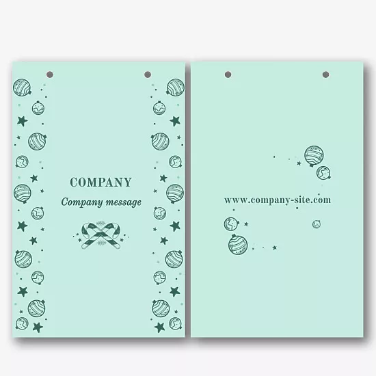 New Year package template for companies