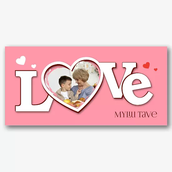 Valentino dienos puodelio Šablonas