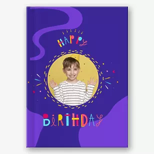 Birthday Photo Book Template