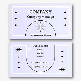 Simple business card template 
