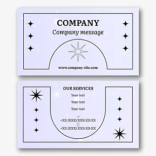 Simple business card template 