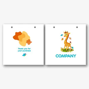 Children's store paper bag template