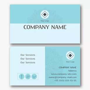 Yoga Studio Business Card Template