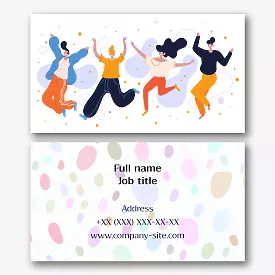 Dance Studio business card template