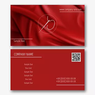 Sewing workshop business card template