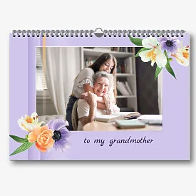Calendar template for Grandma