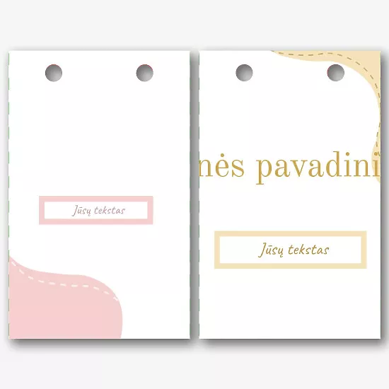 Abstraktus ekologinio Paketo šablonas