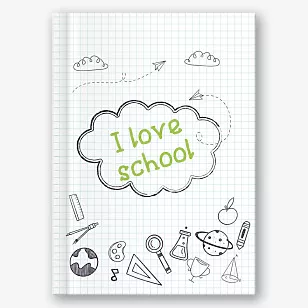 School Photo Book Template