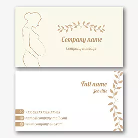 Perinatal Center business card template