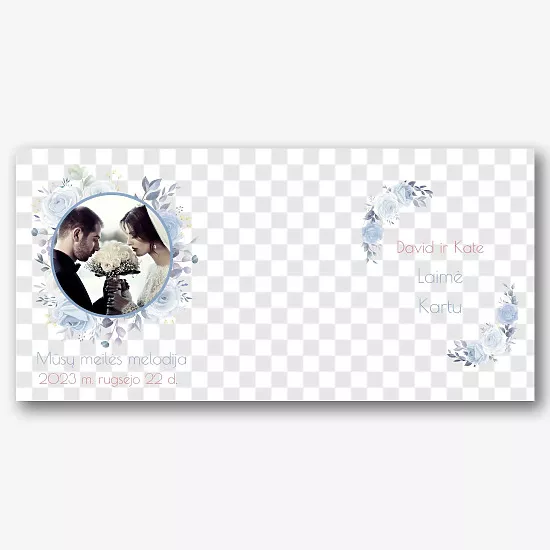 Vestuvių šablonas spausdinimui ant puodelių