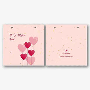 Valentino dienos Paketo Šablonas