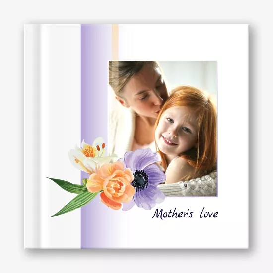 Photo book template for mom