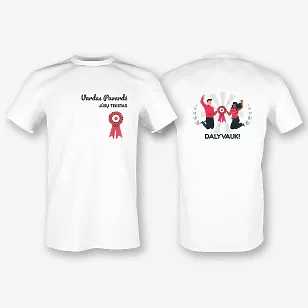 Individualizuotų marškinėlių šablonas varžyboms