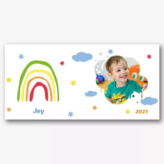 Template with children for printing on mugs