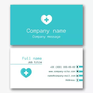 Medical Center business card template