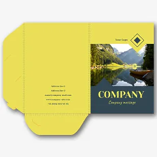 Travel Agency Paper Folder Template